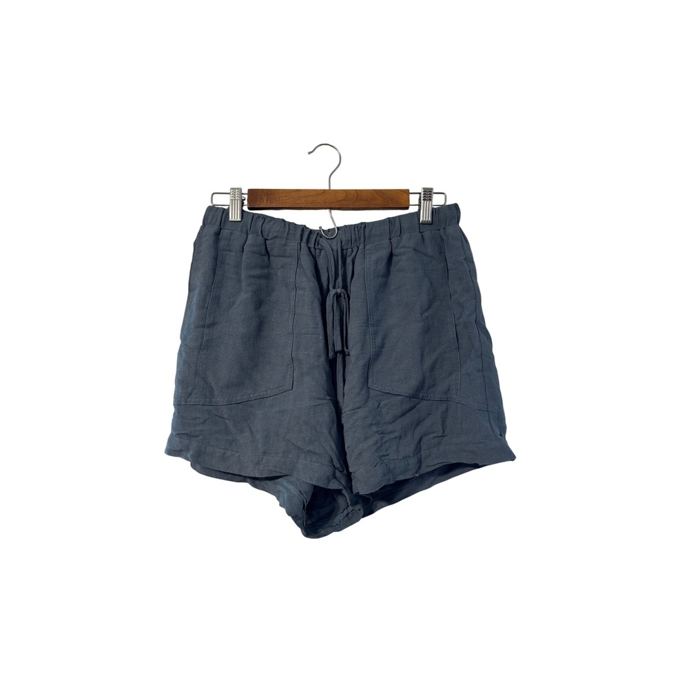 Dress Forum Shorts Womens Medium Grey Excellent Drawstring Elastic Waist FP6979
